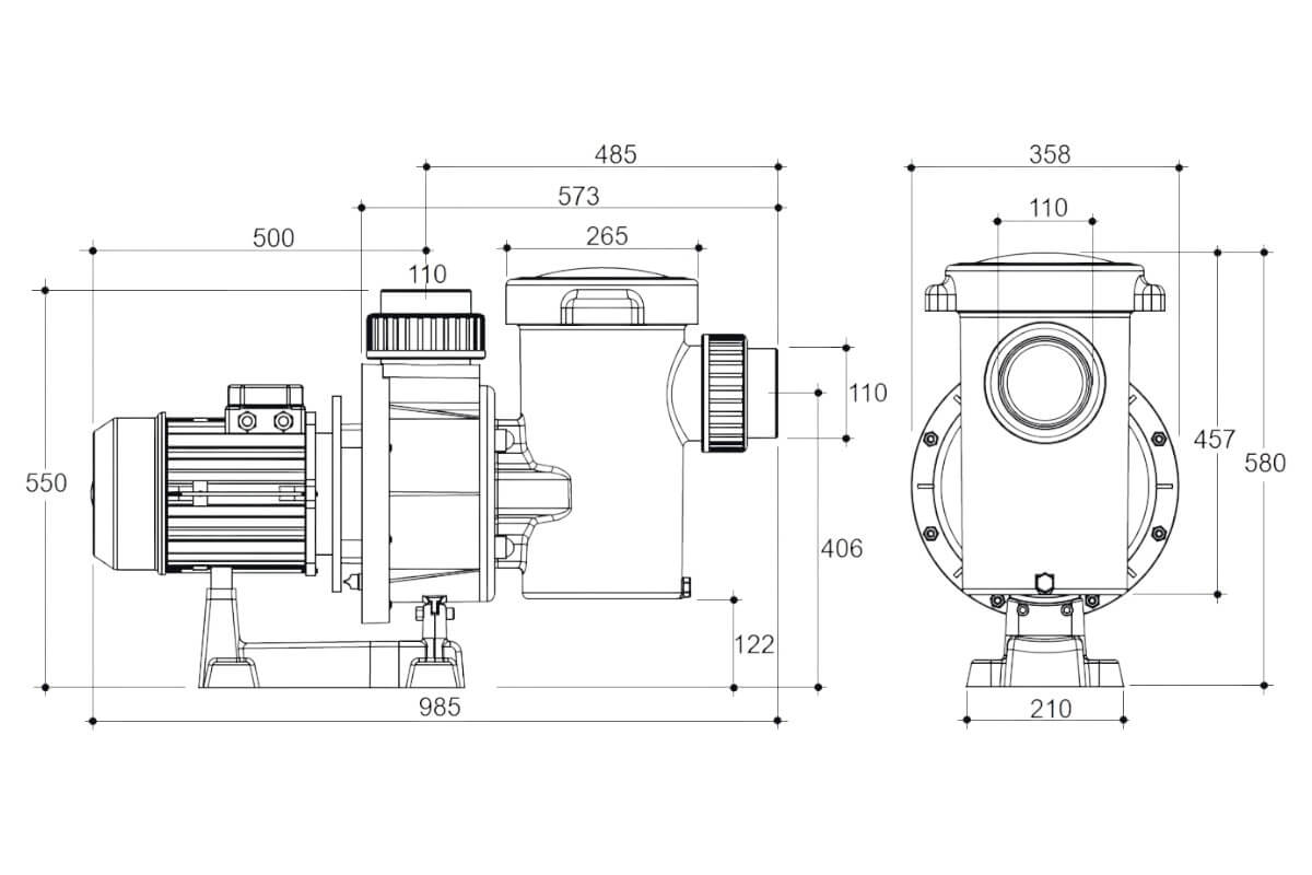 ����� � �����������  47�3/� Gemas FLOODER �=10 2,2��� 400� (0111FLO30)